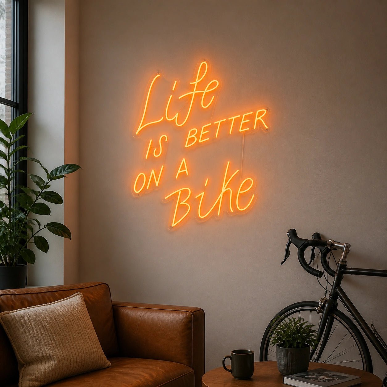 Life Is Better On A Bike Vintage LED Neon Sign - Shineneon