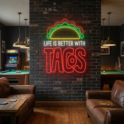 Life Is Better Room Decor LED Neon Sign - 03 Real Lifestyle Scene