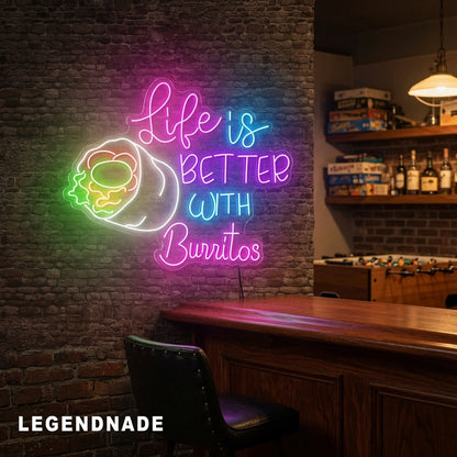 Life Is Better Wall Art LED Neon Sign - 03 Real Lifestyle Scene
