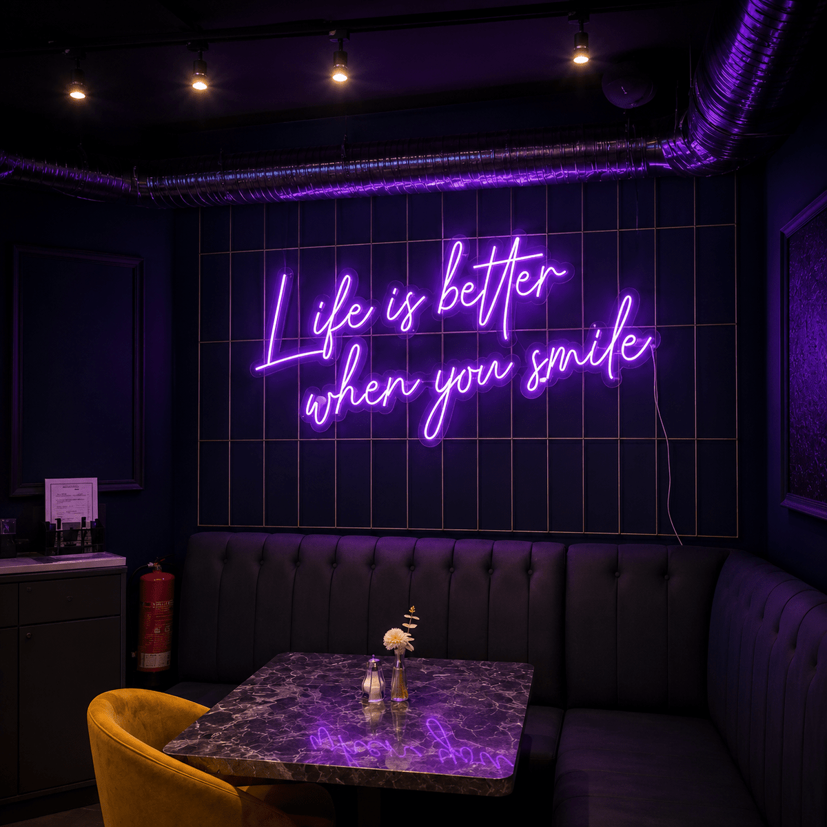 Life Is Better When You Smile LED Neon Sign Wall Neon Sign - Shineneon