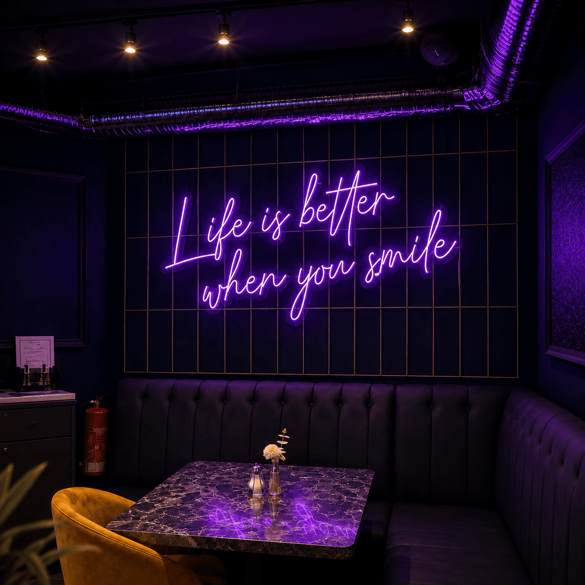 Life Is Better When You Smile LED Neon Sign Wall Neon Sign - Shineneon