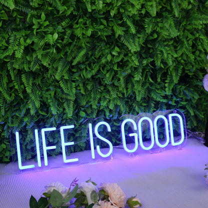 Life Is Good Blue Led Neon Sign - Shineneon
