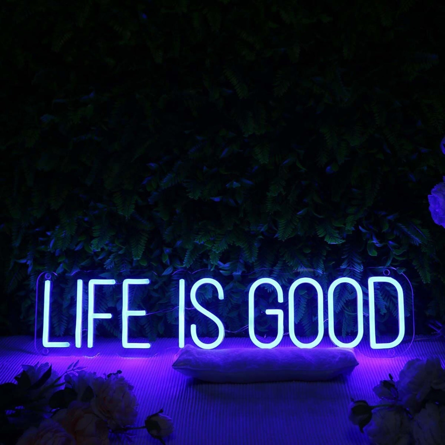 Life Is Good Blue Led Neon Sign - Shineneon