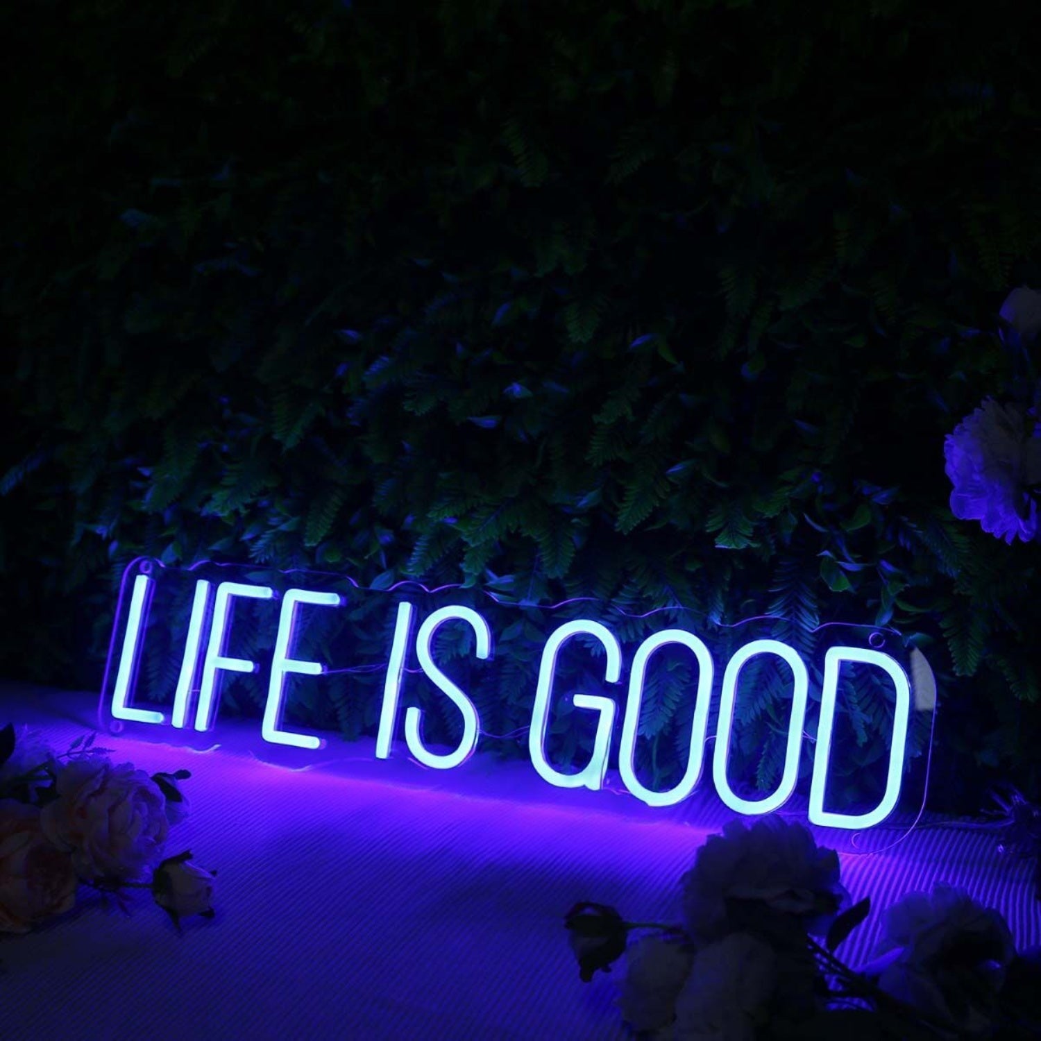 Life Is Good Blue Led Neon Sign - Shineneon