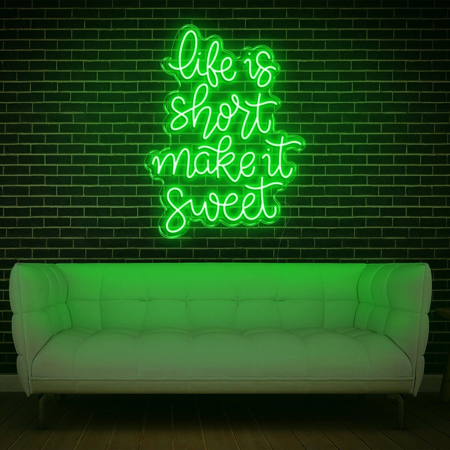 Life Is Short Pink Led Neon Sign For Indoor Wall Art | Shineneon