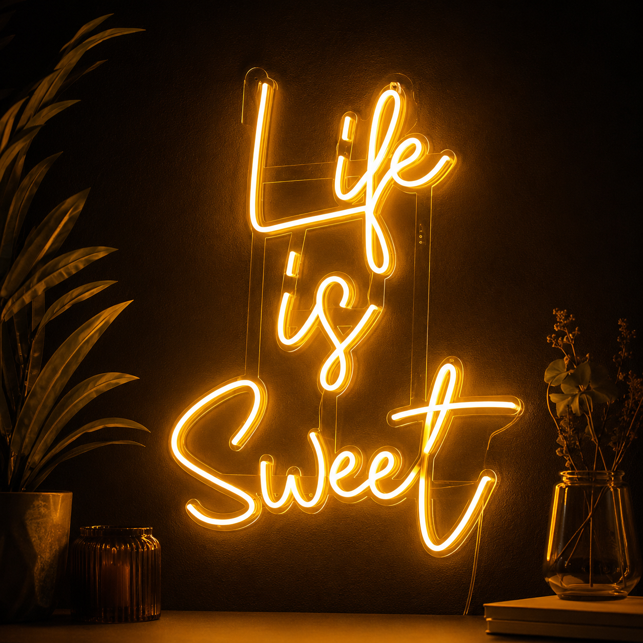 Life Is Sweet Wall Decor LED Neon Sign - 02 High-Converting Product Image