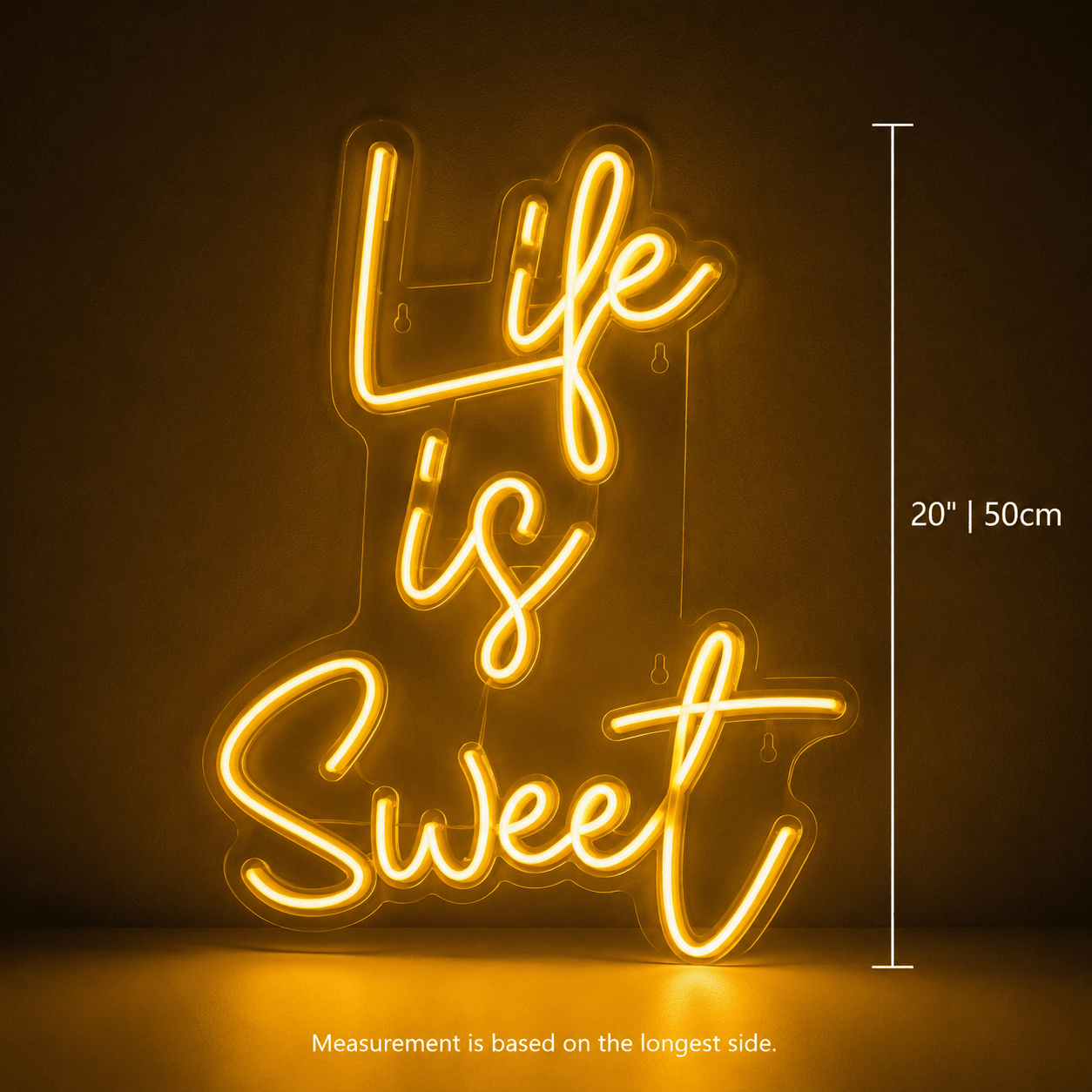 Life Is Sweet Wall Decor LED Neon Sign - Shineneon