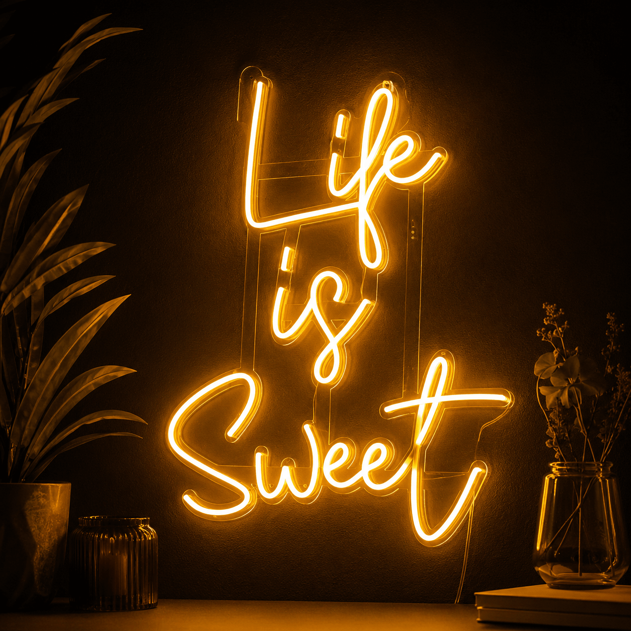 Life Is Sweet Wall Decor LED Neon Sign - Shineneon