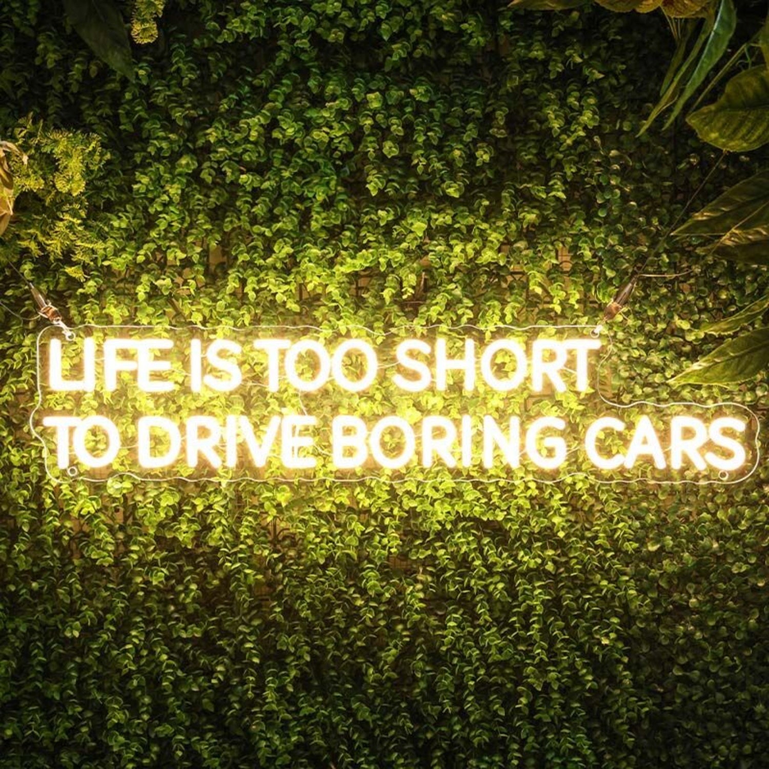 Life Is Too Short To Drive Boring Cars Led Neon Sign | Shineneon
