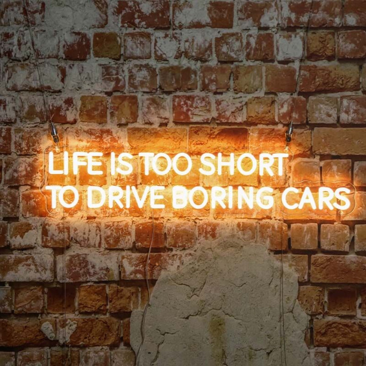 Life Is Too Short To Drive Boring Cars Led Neon Sign | Shineneon