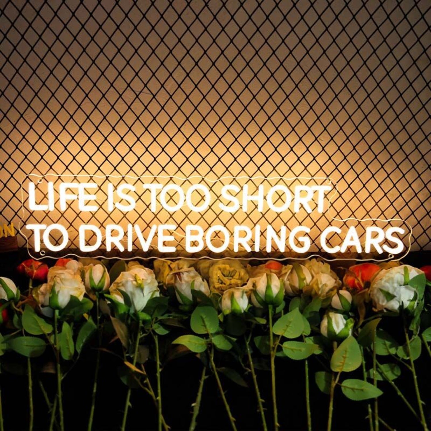 Life Is Too Short To Drive Boring Cars Led Neon Sign | Shineneon