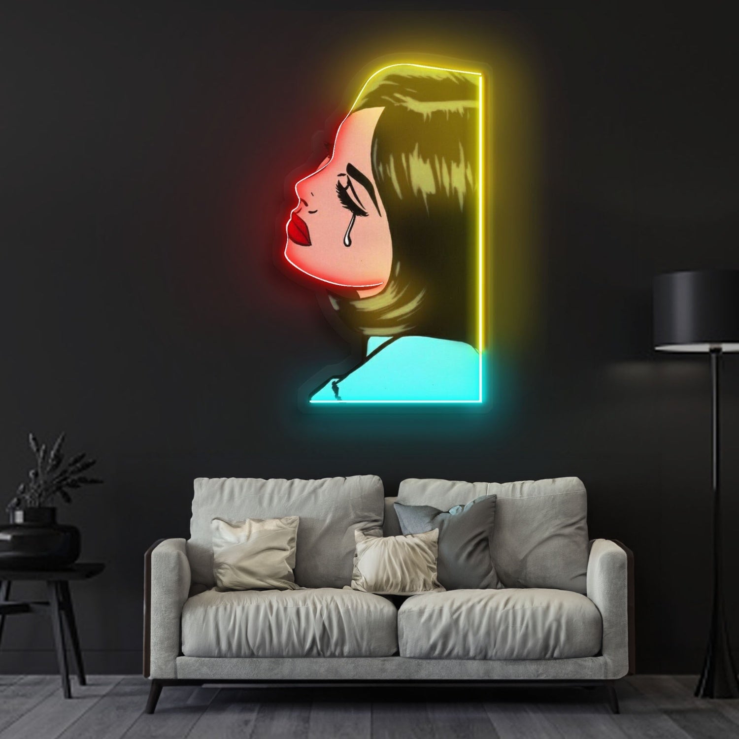 Life Is Tragic Neon X Acrylic Artwork - Shineneon