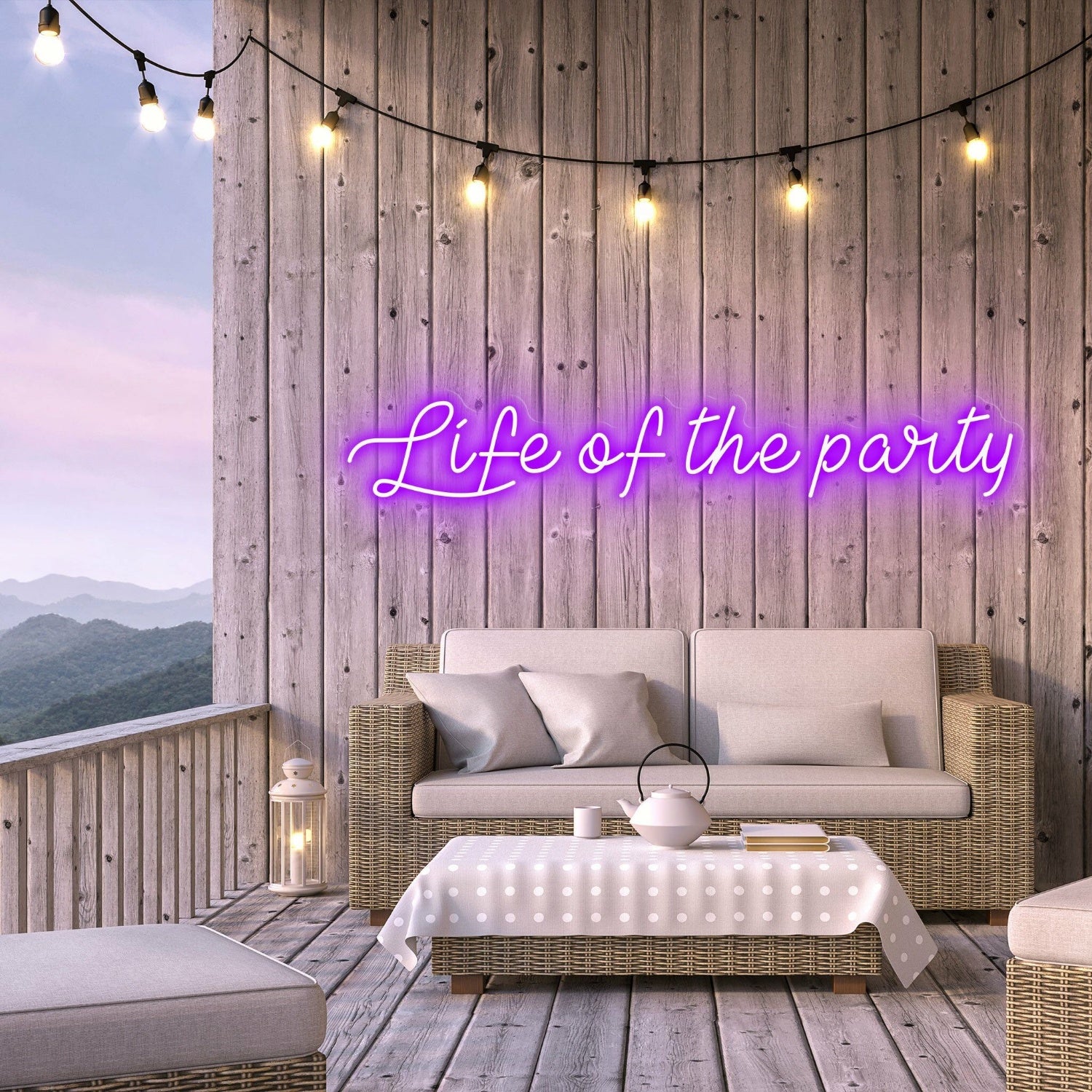 Life Of The Party Energetic Neon For Social Spaces | Shineneon