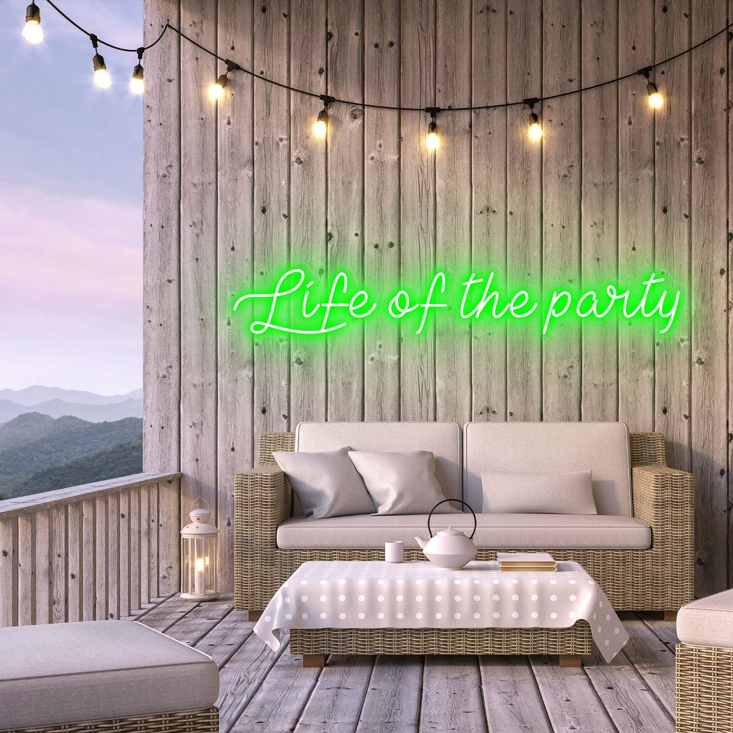 Life Of The Party Energetic Neon For Social Spaces | Shineneon