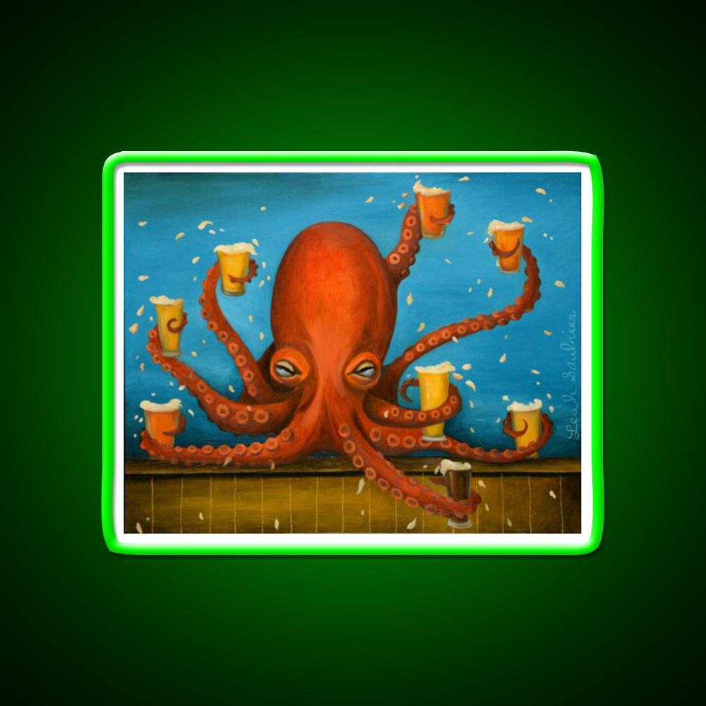 Life Of The Party Man Cave Bar Led Neon Sign Rgb Color