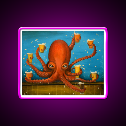 Life Of The Party Man Cave Bar Led Neon Sign Rgb Color