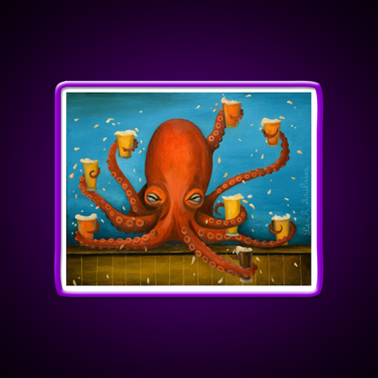 Life Of The Party Man Cave Bar Led Neon Sign Rgb Color