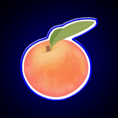 Life S A Peach Snack Food Led Neon Sign Rgb Color - Shineneon