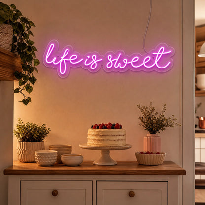 Life S Street LED Neon Sign real lifestyle scene