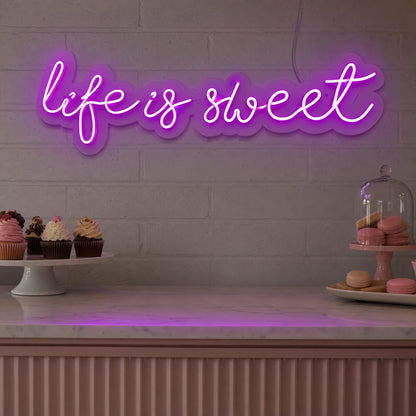 Life S Street LED Neon Sign Home Garage Wall Decoration real lifestyle scene