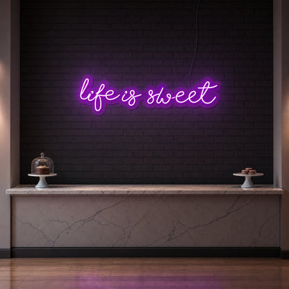 Life S Street LED Neon Sign Home Garage Wall Decoration size image