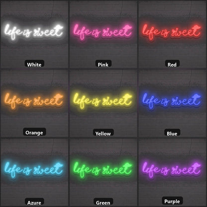 Life S Street LED Neon Sign Home Garage Wall Decoration - Shineneon