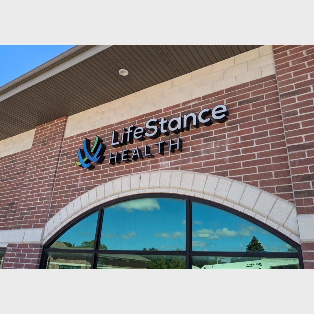 Life Stance Health 3D Frontlit And Backlit Channel Letter Led Light Sign - Shineneon