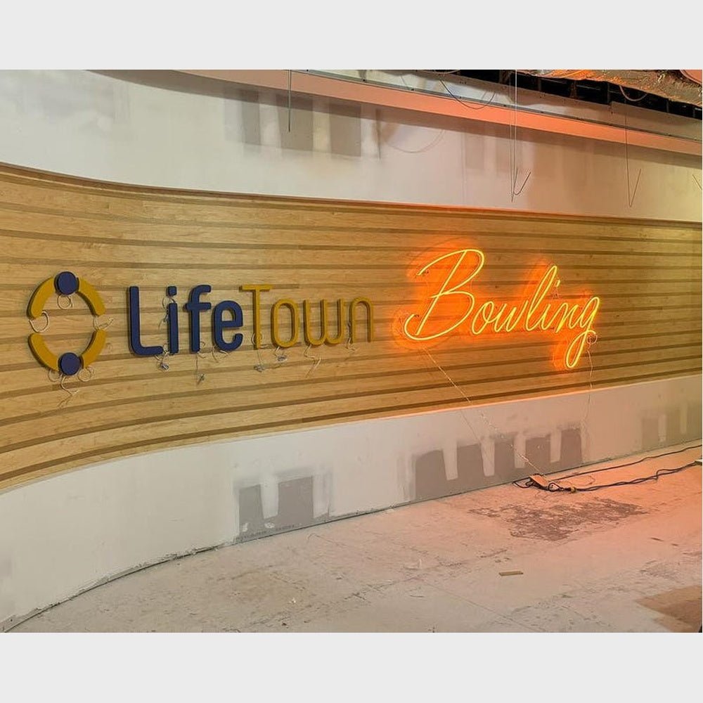 Life Town Building 3D Backlit Channel Letters Led Light Sign - Shineneon