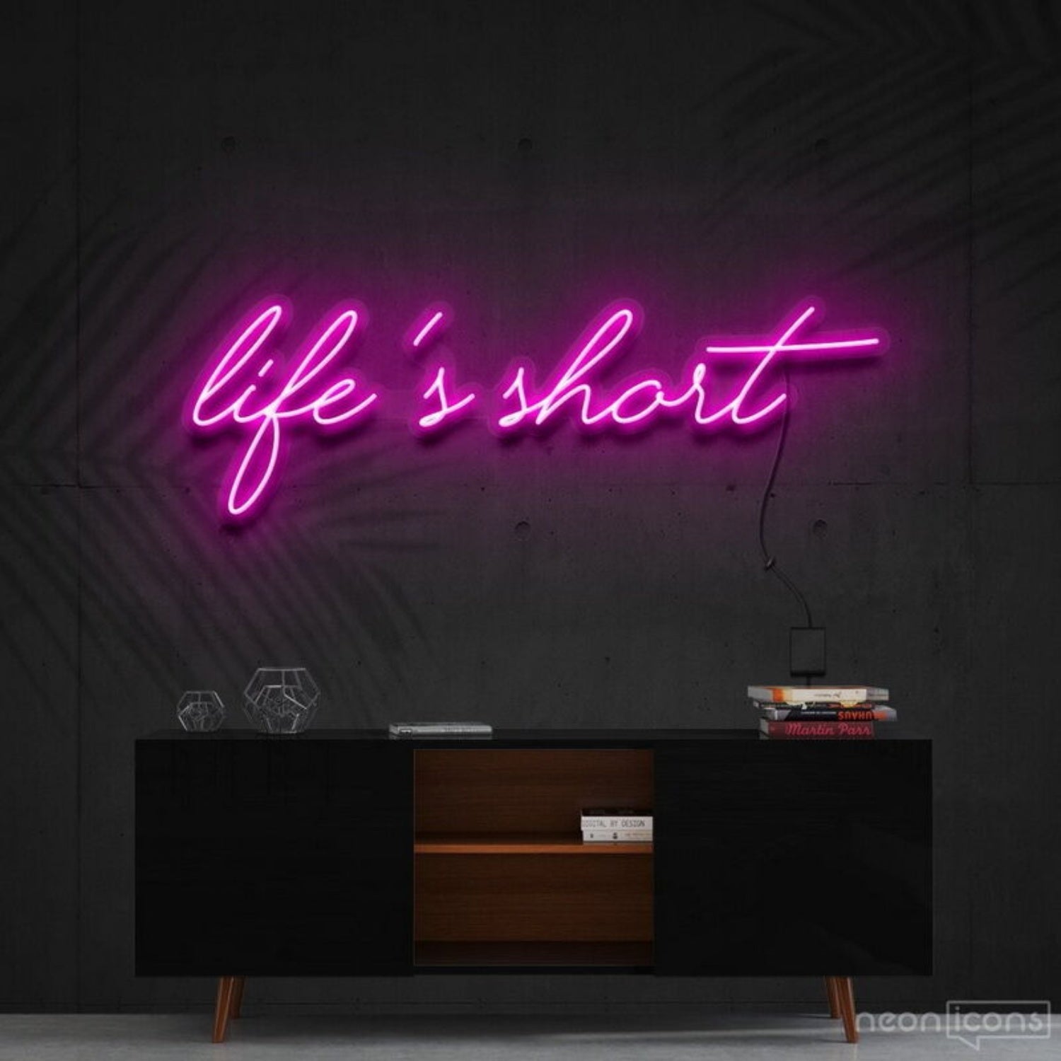 Lifes Short Led Neon Sign For Motivational Spaces | Shineneon