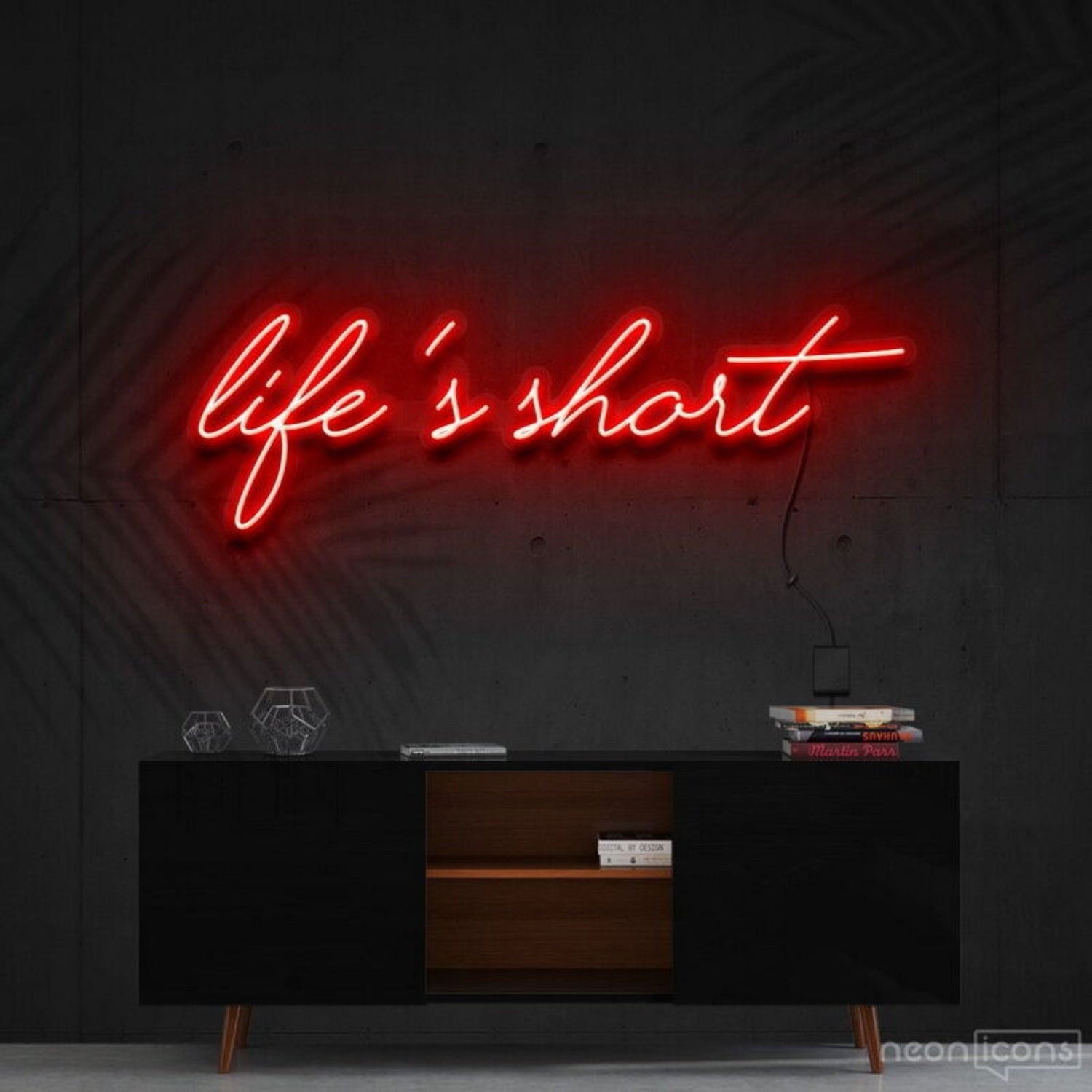 Lifes Short Led Neon Sign For Motivational Spaces | Shineneon