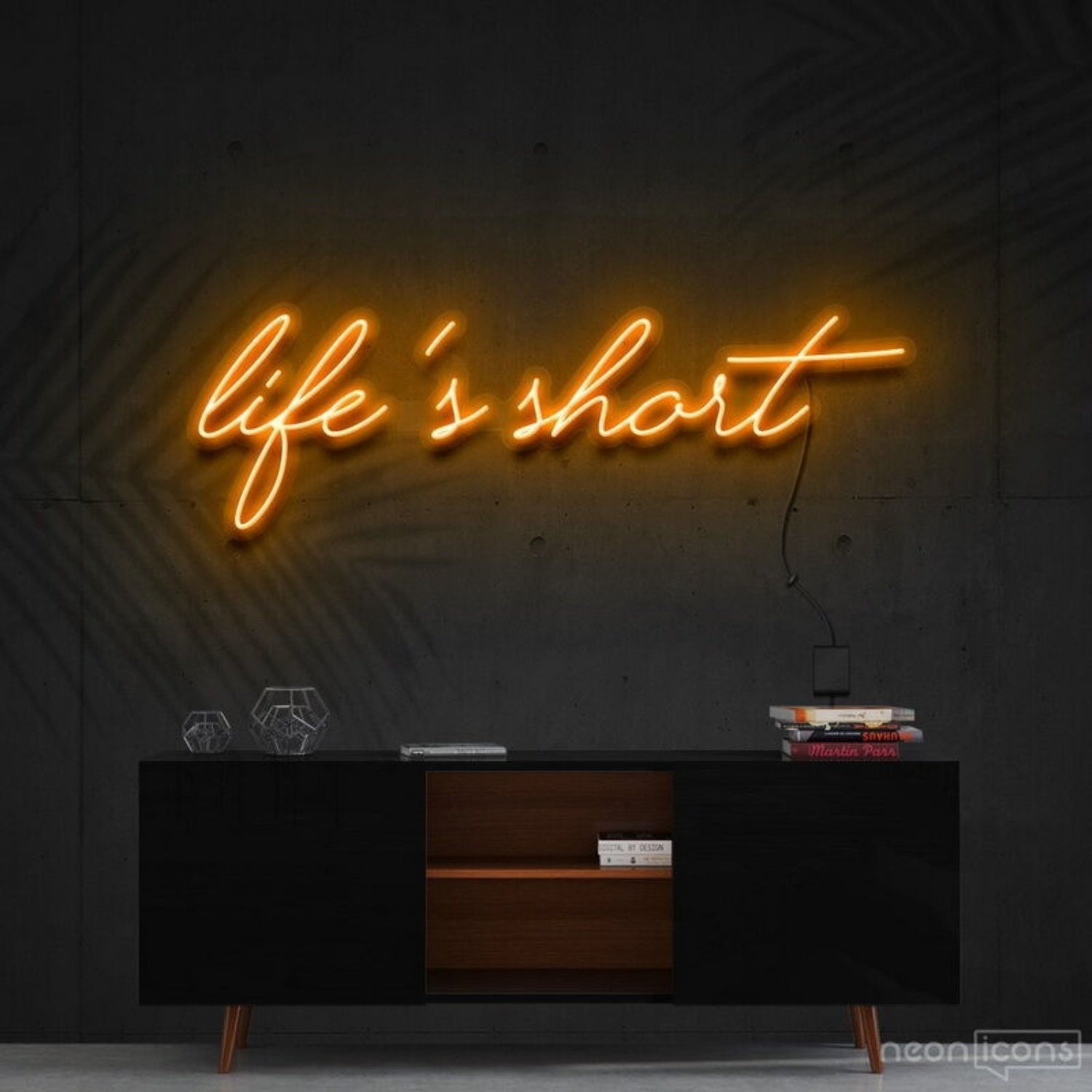 Lifes Short Led Neon Sign For Motivational Spaces | Shineneon
