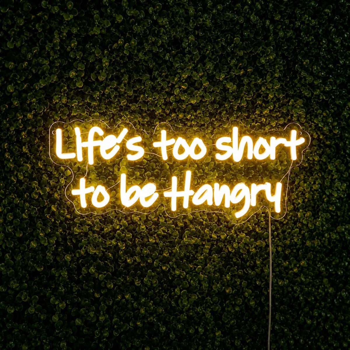 Lifes Too Short To Be Hangry LED Neon Sign - Shineneon