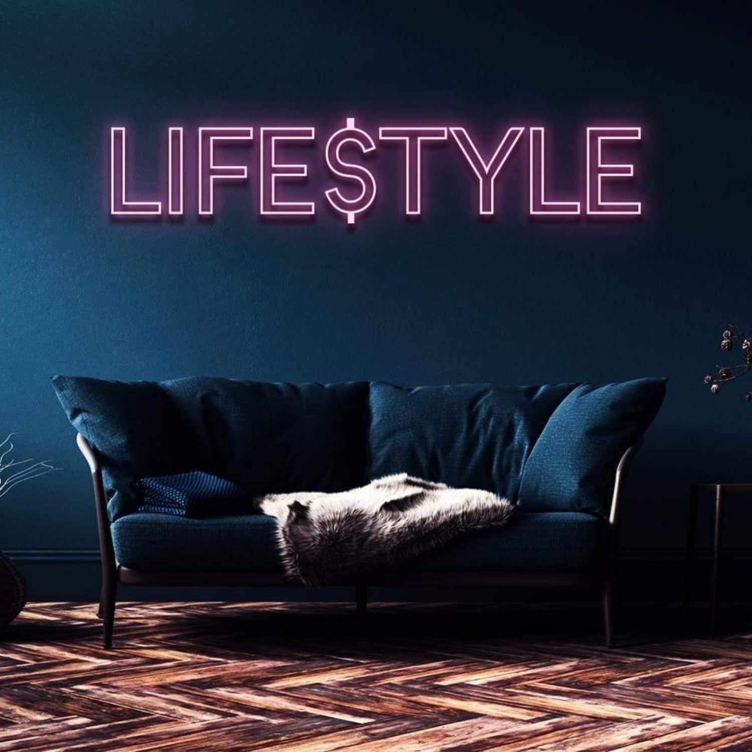 Lifestyle Warm Yellow Led Neon Sign For Modern Home Decor | Shineneon