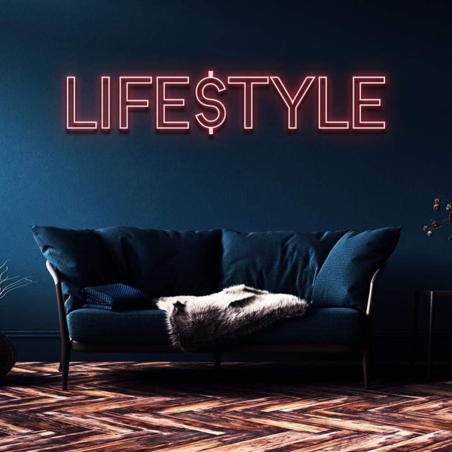 Lifestyle Warm Yellow Led Neon Sign For Modern Home Decor | Shineneon