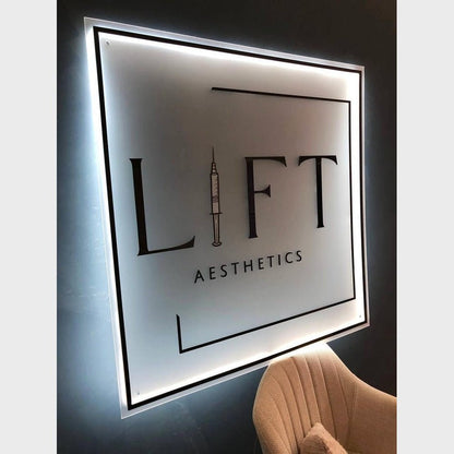 Lift Acrylic Business Logo Sign - Shineneon
