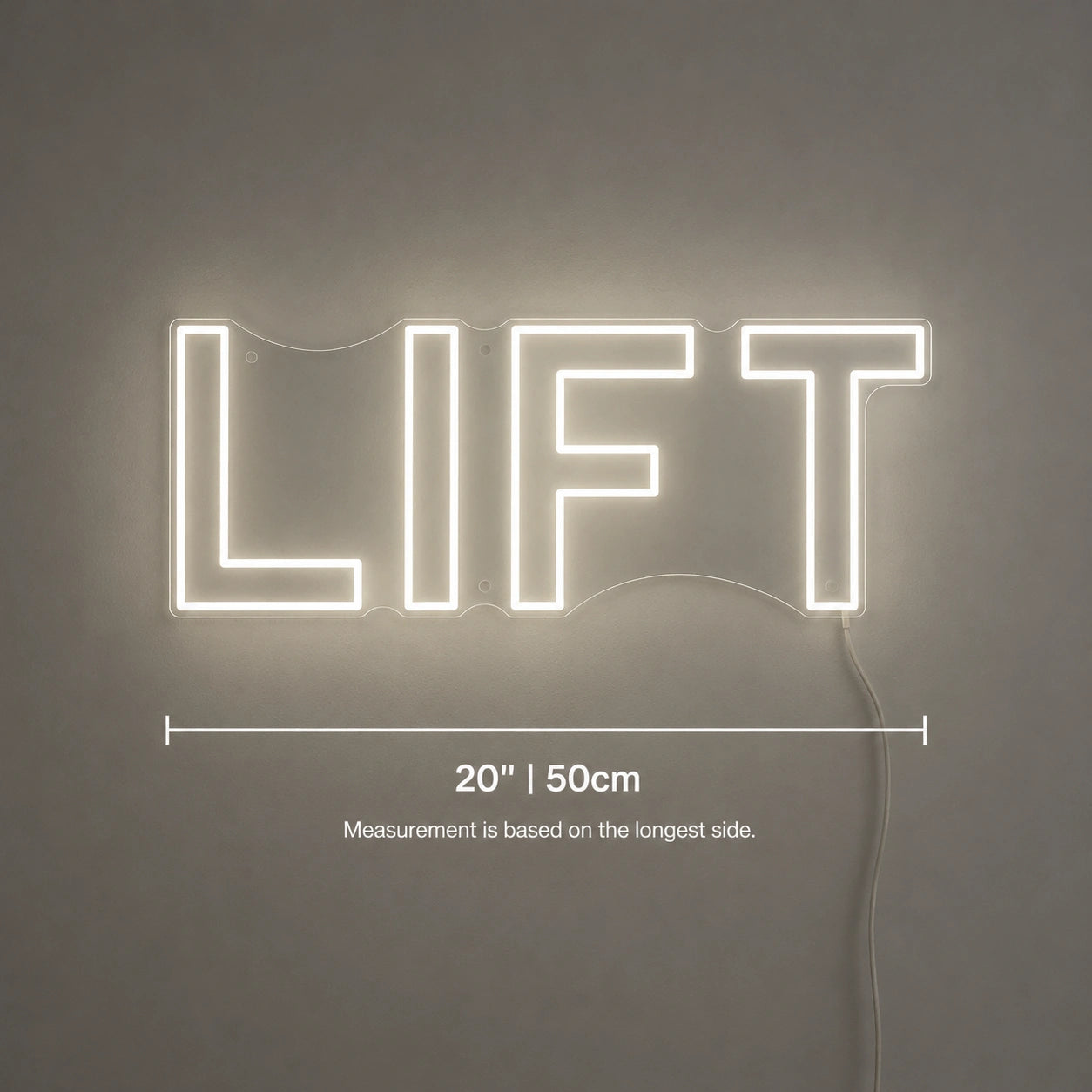 Lift Neon Sign Wall Art LED Neon Sign size image