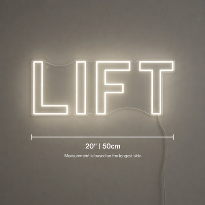 Lift Neon Sign Wall Art LED Neon Sign size image