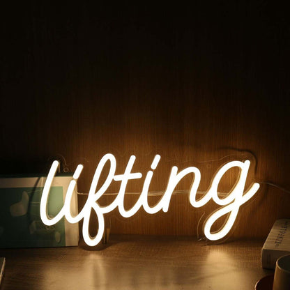 Lifting Yellow Led Neon Sign - Shineneon