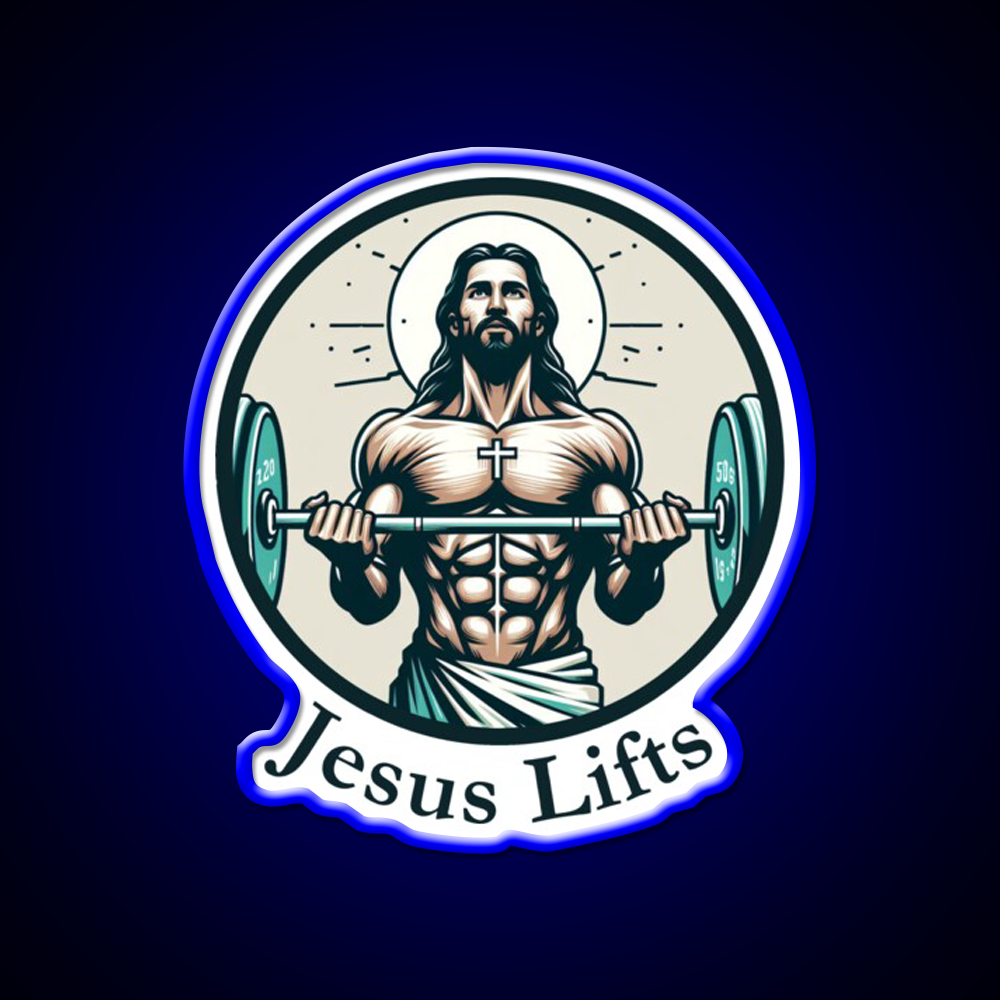 Lifts Christian Bodybuilding Gym Fitness Led Neon Sign Rgb Color
