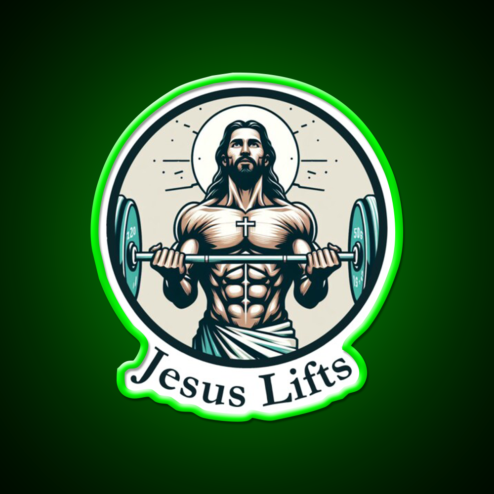 Lifts Christian Bodybuilding Gym Fitness Led Neon Sign Rgb Color - LED neon sign view 8