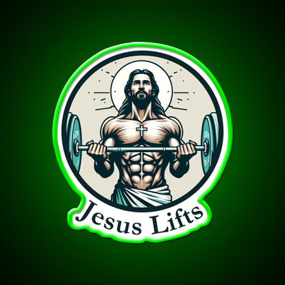 Lifts Christian Bodybuilding Gym Fitness Led Neon Sign Rgb Color - LED neon sign view 8