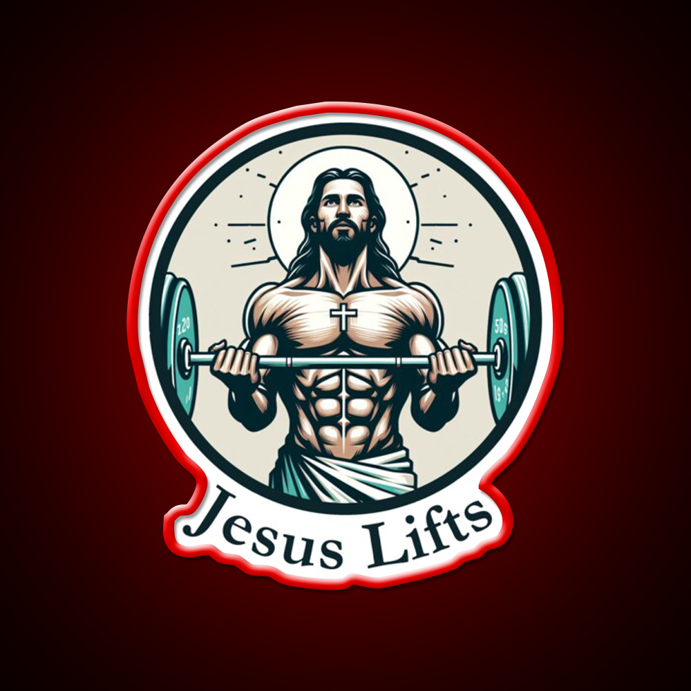 Lifts Christian Bodybuilding Gym Fitness Led Neon Sign Rgb Color - LED neon sign view 10