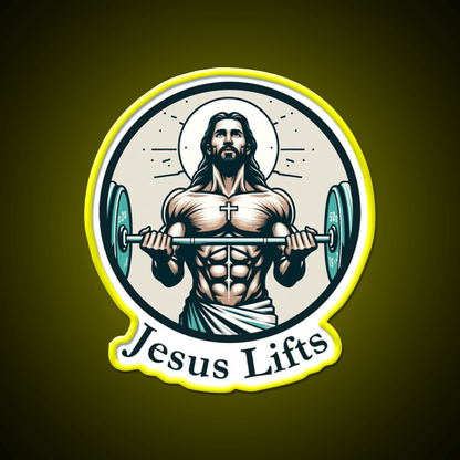 Lifts Christian Bodybuilding Gym Fitness Led Neon Sign Rgb Color - Shineneon