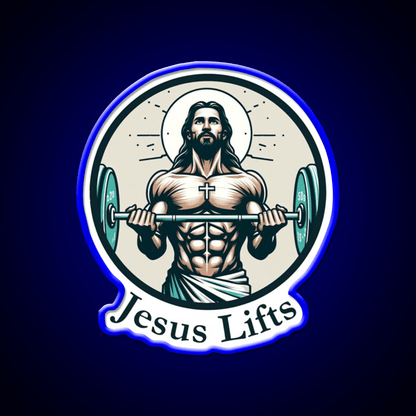 Lifts Christian Bodybuilding Gym Fitness Led Neon Sign Rgb Color - Shineneon