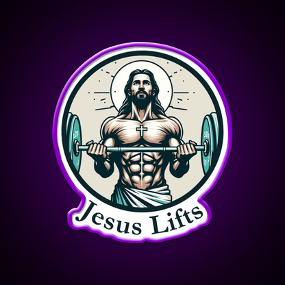 Lifts Christian Bodybuilding Gym Fitness Led Neon Sign Rgb Color - Shineneon