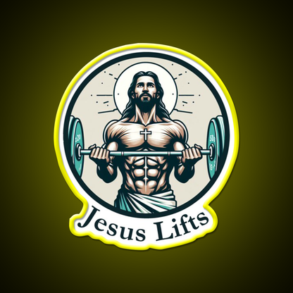 Lifts Christian Bodybuilding Gym Fitness Led Neon Sign Rgb Color