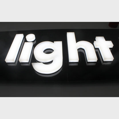 Light 3D Frontlit Channel Letters Led Light Sign