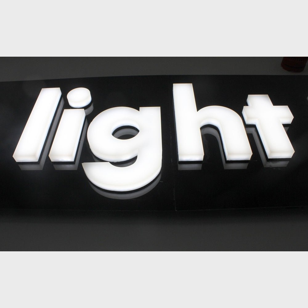Light 3D Frontlit Channel Letters Led Light Sign - Shineneon
