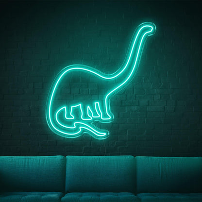 Light Blue Dinosaur Led Neon Sign For Home And Business Decor | Shineneon
