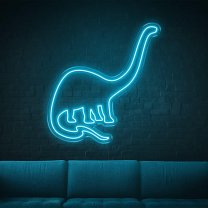 Light Blue Dinosaur Led Neon Sign For Home And Business Decor | Shineneon